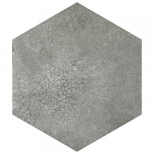 Heritage Hex Shadow 7" x 8" Porcelain Floor & Wall Tile - 25 Tiles Per Case - 7.5 Sq. Ft.