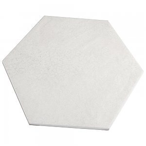 Heritage Hex Snow 7" x 8" Porcelain Floor & Wall Tile - 25 Tiles Per Case - 7.5 Sq. Ft.