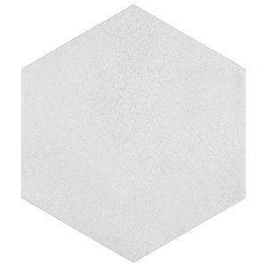 Heritage Hex Snow 7" x 8" Porcelain Floor & Wall Tile - 25 Tiles Per Case - 7.5 Sq. Ft.