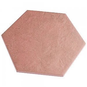 Heritage Hex Wine 7" x 8" Porcelain Floor & Wall Tile - 25 Tiles Per Case - 7.5 Sq. Ft.