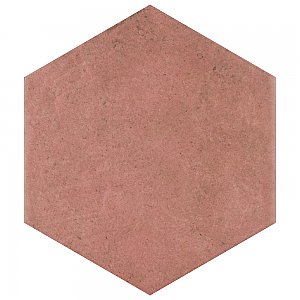 Heritage Hex Wine 7" x 8" Porcelain Floor & Wall Tile - 25 Tiles Per Case - 7.5 Sq. Ft.