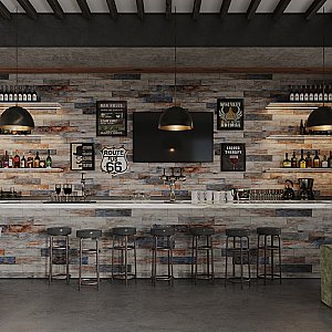 Valor 5-7/8" x 23-5/8" Porcelain Floor and Wall Tile - 15 Tiles Per Case - 15.0 Square Feet