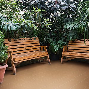 Quarry Natural 9-5/8" x 9-5/8" Ceramic Floor & Wall Quarry Tile - 16 Tiles Per Case - 10.72 Sq. Ft.