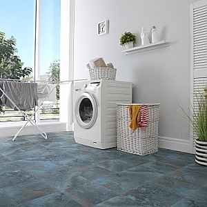 BioTech Ocean Green River Matte 12" x 12" Porcelain Floor & Wall Tile - 11 Tiles Per Case - 11.22 Sq. Ft.