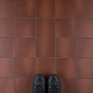 Quarry Flame Red 5-7/8" x 5-7/8" Ceramic Floor & Wall Quarry Tile - 23 Tiles Per Case - 5.98 Sq. Ft.