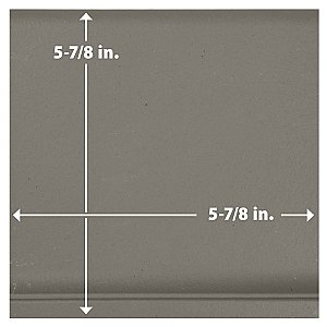 Quarry Cove Base Grey II 5-7/8" x 5-7/8" Ceramic Floor and Wall Trim1 Tiles Per Case - 0 Square Feet