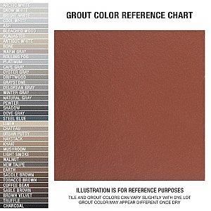 Quarry Red 5-7/8" x 5-7/8" Ceramic Floor & Wall Quarry Tile - 23 Tiles Per Case - 5.98 Sq. Ft.