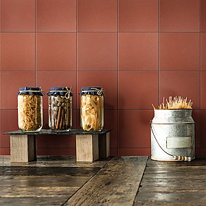 Quarry Red 5-7/8" x 5-7/8" Ceramic Floor & Wall Quarry Tile - 23 Tiles Per Case - 5.98 Sq. Ft.
