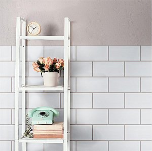 BioTech Piscina Brick Blanco Matte 4-3/4" x 9-5/8" Porcelain Floor and Wall Tile - Per Case of 34 - 11.44 Sq. Ft.