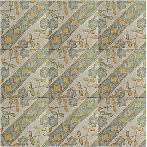 Quarry Retro Blanco 6 Aubrieta 12-3/4" x 12-3/4" Ceramic Floor & Wall Quarry Tile - 1 Tiles Per Case - 1.16 Sq. Ft.