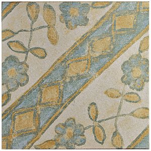 Quarry Retro Blanco 6 Aubrieta 12-3/4" x 12-3/4" Ceramic Floor & Wall Quarry Tile - 1 Tiles Per Case - 1.16 Sq. Ft.
