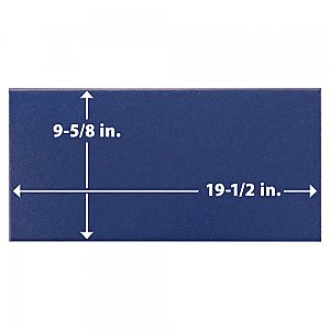 Piscina Brick Glossy Cobalto 9-5/8" x 19-1/2" Porcelain Floor and Wall Tile - 8 Tiles Per Case - 10.64 Square Feet