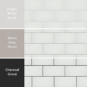 Piscina Brick Matte Blanco 9-5/8" x 19-1/2" Porcelain Floor and Wall Tile - 8 Tiles Per Case - 10.64 Square Feet