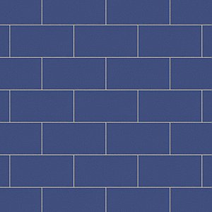 Piscina Brick Cobalt Matte 4-3/4" x 9-5/8" Porcelain Floor & Wall Tile -34 Tiles Per Case - 11.22 Sq. Ft.