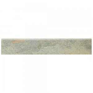 Ardesia Gris 3-1/8" x 17-1/2" Porcelain Bullnose Floor & Wall Trim Tile - Sold by the individual piece