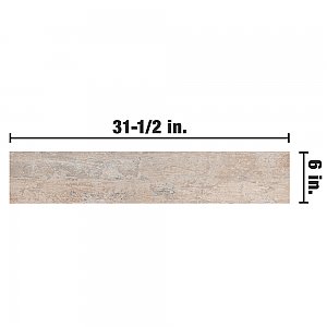 Cava Verdejo 6" x 31-1/2" Porcelain Floor & Wall Tile - Sold Per Case of 9 - 12.15 Sq. Ft.