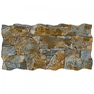 Caldera Vulcano Oxido 12-5/8" x 25-1/8" Porcelain Floor & Wall Tile - 5 Tiles Per Case - 11.2 Square Feet