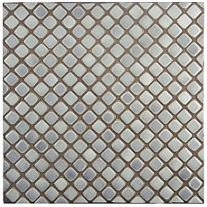 Hudson Diamond Grey Eye 12-1/4" x 12-3/8" Porcelain Mosaic Tile -10 Sheets Per Case -10.6 Sq. Ft.
