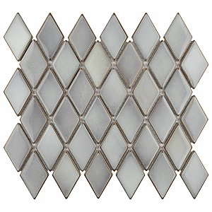 Hudson Kite Grey Eye 10-1/8" x 11-3/4" Porcelain Mosaic Tile -10 Sheets Per Case -8.56 Sq. Ft.
