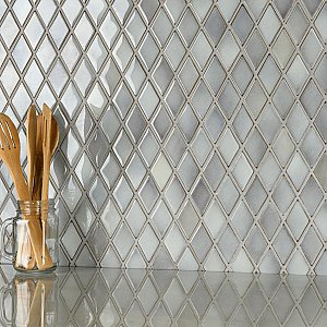 Hudson Kite Grey Eye 10-1/8" x 11-3/4" Porcelain Mosaic Tile -10 Sheets Per Case -8.56 Sq. Ft.