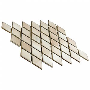 Hudson Kite Truffle 10-1/4" x 11-3/4" Porcelain Mosaic Tile - Sold Per Case of 10 - 8.60 Square Feet