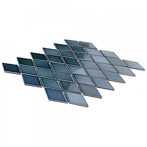 Hudson Kite Aquamarine 10-1/8" x 11-3/4" Porcelain Mosaic Tile -10 Sheets Per Case -8.56 Sq. Ft.