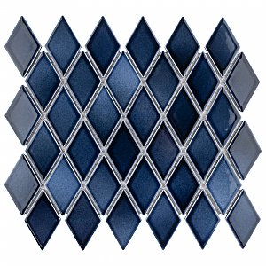 Hudson Kite Midnight 10-1/4"x 11-3/4" Porcelain Mosaic Tile - Sold Per Case of 10 - 8.60 Square Feet