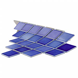 Hudson Kite Niagara 10-1/8" x 11-3/4" Porcelain Mosaic Tile -10 Sheets Per Case -8.56 Sq. Ft.