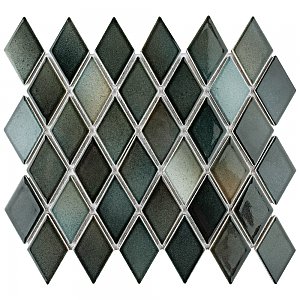 Hudson Kite Stormy Night 10-1/8" x 11-3/4" Porcelain Mosaic Tile -10 Sheets Per Case -8.56 Sq. Ft.