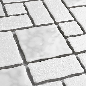 Academy White 11-7/8" x 11-7/8" Porcelain Mosaic Tile -10 Sheets Per Case -10 Sq. Ft.