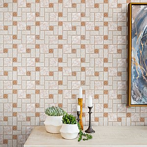 Academy Beige 11-7/8" x 11-7/8" Porcelain Mosaic Tile -10 Sheets Per Case -10 Sq. Ft.
