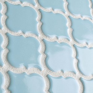 Hudson Tangier Cashmere Blue 12-3/8" x 12-3/8" Porcelain Mosaic Tile -10 Sheets Per Case -11 Sq. Ft.