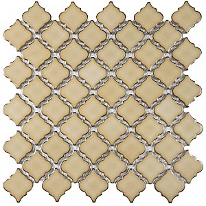 Hudson Tangier Caffe 12-3/8" x 12-3/8" Porcelain Mosaic Tile -10 Sheets Per Case -11 Sq. Ft.