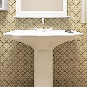 Hudson Tangier Caffe 12-3/8" x 12-3/8" Porcelain Mosaic Tile -10 Sheets Per Case -11 Sq. Ft.