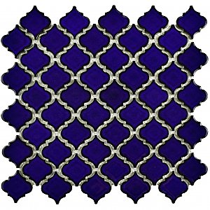 Hudson Tangier Blue Eye 12-3/8" x 12-3/8" Porcelain Mosaic Tile -10 Sheets Per Case -11 Sq. Ft.