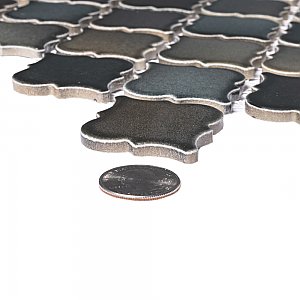 Hudson Tangier Stormy Night 12-3/8" x 12-3/8" Porcelain Mosaic Tile - 10 Tiles Per Case - 11.0 Sq. Ft.
