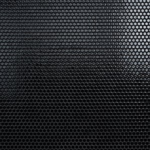 Hudson Penny Round Glossy Black 11-7/8" x 12-5/8" Porcelain Mosaic Tile -10 Sheets Per Case -10.5 Sq. Ft.