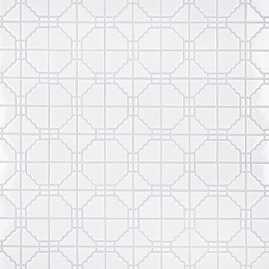 Osaka Glossy White 11-7/8" x 11-7/8" Porcelain Mosaic Tile -10 Tiles Per Case -10.1 Sq. Ft.