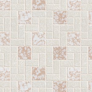 Academy Bone 11-7/8" x 11-7/8" Porcelain Mosaic Tile -10 Sheets Per Case -10 Sq. Ft.