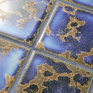Channel Terra Azure Mega Square 12-1/4" x 12-1/4" Porcelain Mosaic Tile -10 Sheets Per Case -10.6 Sq. Ft.
