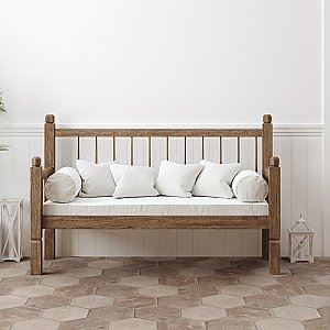Brickyard Hex Beige 8-1/2" x  9-7/8" Porcelain Floor & Wall Tile - 29 Tiles Per Case - 13.05 Sq. Ft.