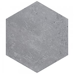 Brickyard Hex White 8-1/2" x  9-7/8" Porcelain Floor & Wall Tile - 29 Tiles Per Case - 13.05 Sq. Ft.