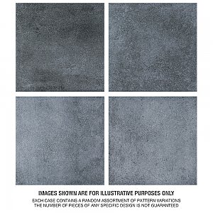 Matter Blue 6" x 6" Porcelain Floor & Wall Tile - Per Case of 25 - 6.50 Sq. Ft.