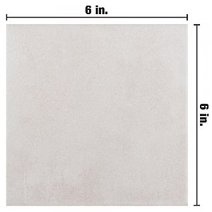 Matter Bone 6" x 6" Porcelain Floor & Wall Tile - Per Case of 25 - 6.50 Sq. Ft.