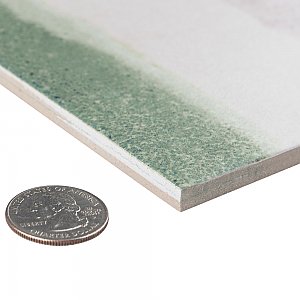 Matter Canvas Bone Green 6" x 6" Porcelain Floor & Wall Tile - Per Case of 25 - 6.50 Sq. Ft.
