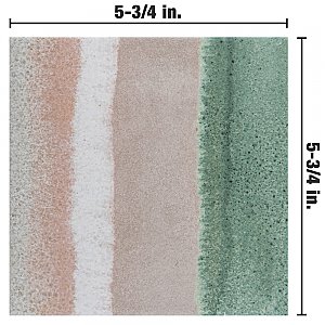Matter Canvas Taupe Green 6" x 6" Porcelain Floor & Wall Tile - Per Case of 25 - 6.50 Sq. Ft.