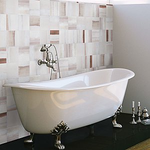 Matter Canvas Bone Red 6" x 6" Porcelain Floor & Wall Tile - Per Case of 25 - 6.50 Sq. Ft.