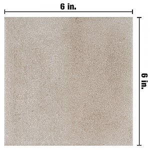 Matter Taupe 6" x 6" Porcelain Floor & Wall Tile - Per Case of 25 - 6.50 Sq. Ft.