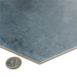 Matter Hex Blue 7-7/8"x9" Porcelain F/W Tile - Per Case of 10 - 3.80 Sq. Ft