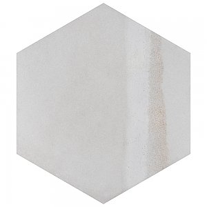 Matter Canvas Hex Bone Blue 7-7/8" x 9" Porcelain Floor & Wall Tile - Per Case of 10 - 3.80 Sq. Ft.